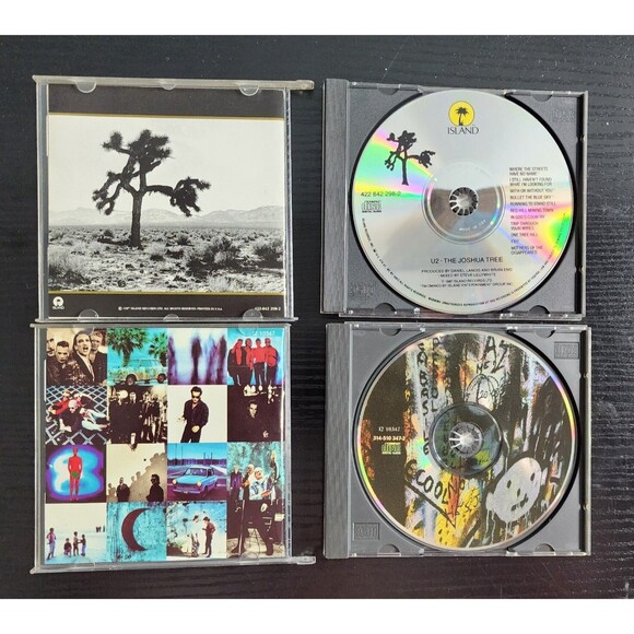 U2 - Lot of 2 Music CDs - The Joshua Tree 422-842 298-2 / Achtung Baby I2 10347 - Picture 3 of 4